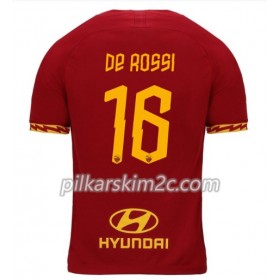 Koszulka AS Roma DE Rossi 16 Główna 2019-2020 - Koszulki Piłkarskie
